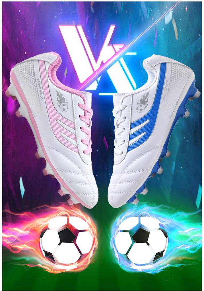 Chuteiras de Futebol TF com Tachas Profissionais para Meninas - Crianças e Adolescentes - Sapatos de Treino Indoor