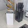 with Anti-slip Mat Knives Stand Plastic Knives Storage Box Household Inserted Knives Holder  Desk