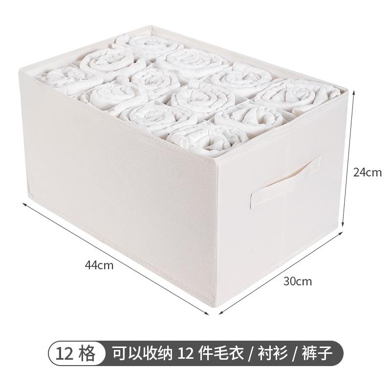 Organizer für Unterwäsche Socken BH Hosen Schal Krawatte Aufbewahrungsbox Jeans Kleiderorganisation Schubladeneinteiler Kleiderorganizer