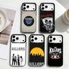 T-The K-Killers Phone Case For iPhone17,16,15,14,13,12,Pro Max Black Colorful Phone Case