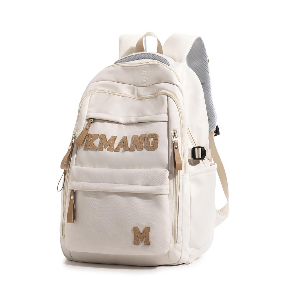 Schoolbag High Value Middle and High School Student Schoolbag Korean Version Fashionable Simple Computer Bag Outdoor Travel Cool Large Capacity