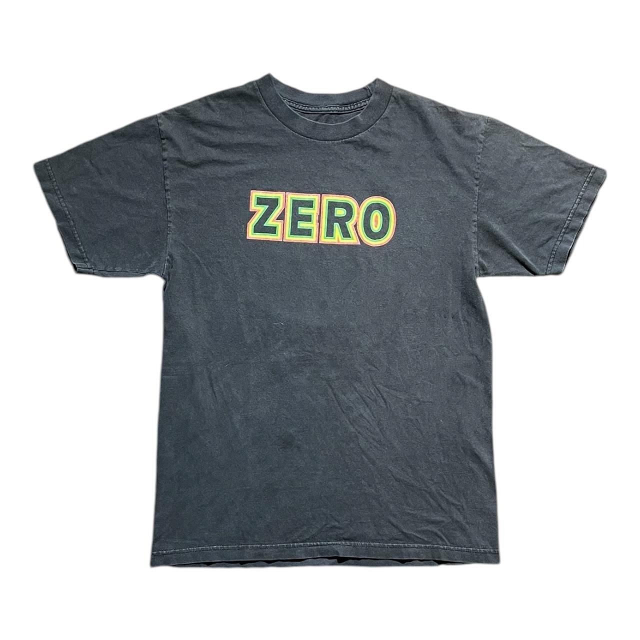 Vintage Zero Skateboard Rasta Logo T-shirt XL