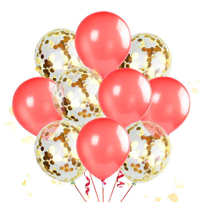 Decorative Latex Confetti Balloons Set for Birthdays and Weddings