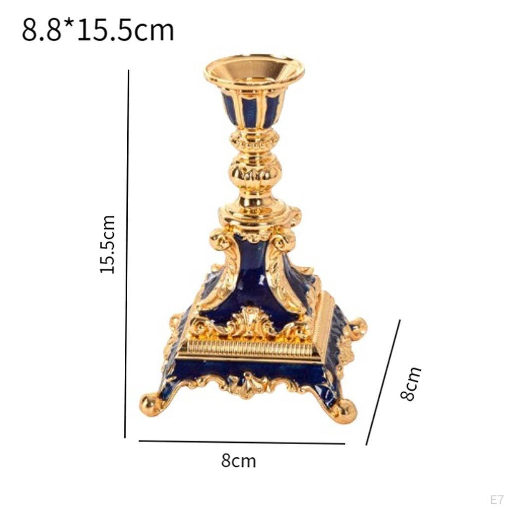 Svícen Kandelábr Řemeslný Dekorativní Stojan Svíčka pro Jídelní Stůl Obývací