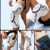 Elastische Sport-Kniebandage Dünne Kniebandage Unterstützung Unisex Knopf Kniepolster Laufen