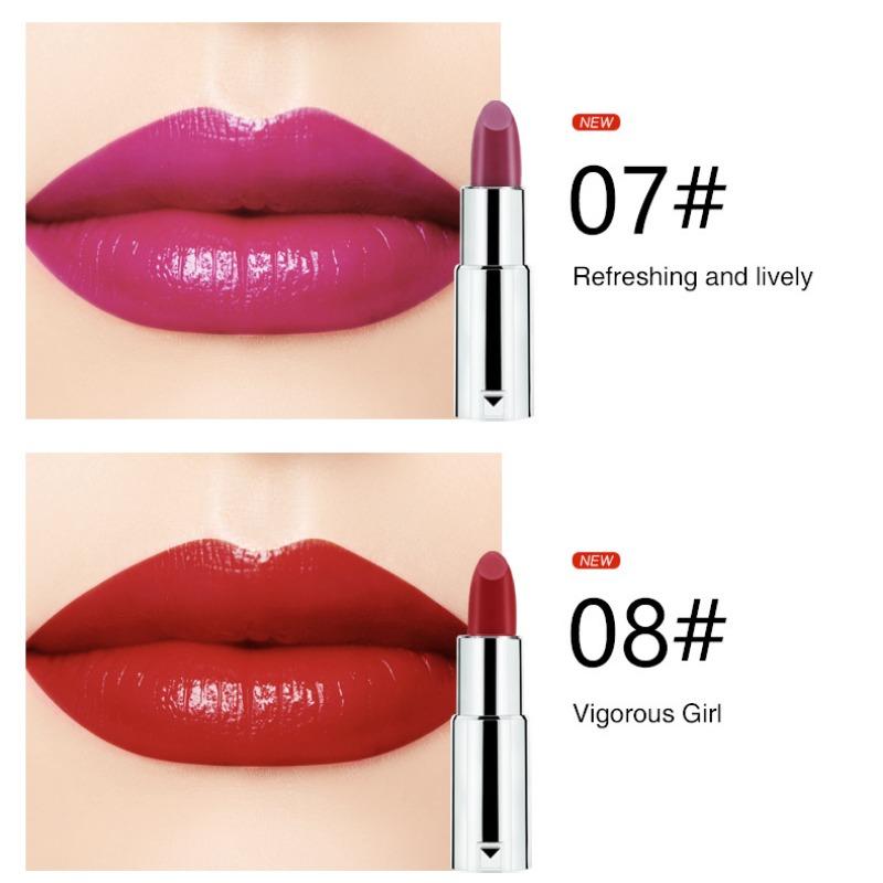 Szminka w tubce Fashion Rainbow Tube Nawilżająca Nawilżająca Trwała Biała Szminka do Makijażu