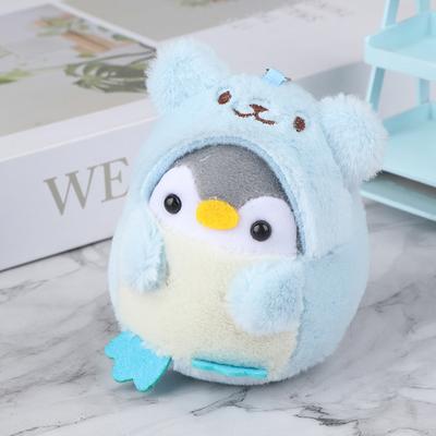 1Pc Bonito Pelúcia Pinguim Chaveiro Desenho Animado Pinguim Boneca Bolsa Chaveiro Presentes Femininos