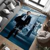 Iconic Gun Logo Design Carpet Doormat Printing Room Protective Pad Dormitory Decoration