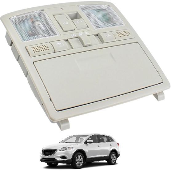 Overhead Console Reading LED Light Console Compatible With 2009-2013 Mazda 6 2010-2015 Mazda CX-9 Headlights Replaces GS4A-69-970D-30 GS4C69970D30 GS4A-69-970D-30