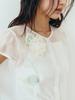 GANISONG Camellia Blouse_White