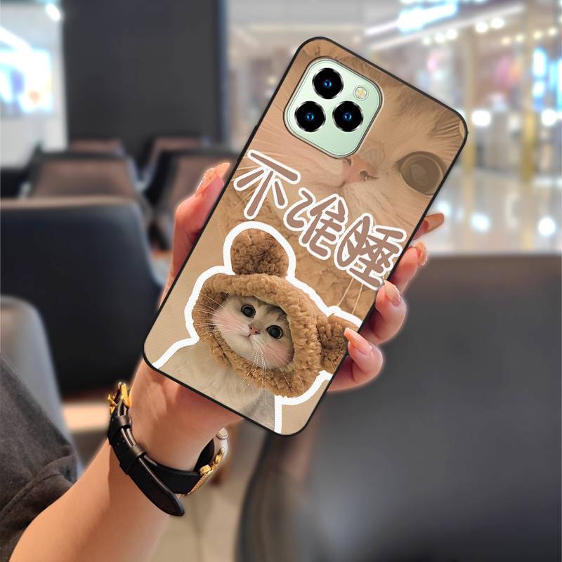 TPU Couple Phone Case For Oukitel C21 Pro Soft case Cartoon Cute Fashion Design Dirt-resistant Protective Anti-dust