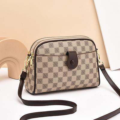 Bags Crossbody Bags Versatile Women's 2025 New Trendy Flower Shoulder Bags Women's Bags Small and Lightweight Small Square Bags