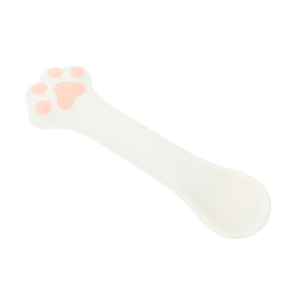 Silicone Cat Food Spoon Manual Can Opener Multifunctional Pet Food Can Scoop Lever Design Reaches Bottom Corners Damage