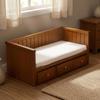 1 12 Scale Miniature Bed for Dollhouse Wooden Bedroom Furniture Decor Classic