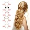 Cartoon Plush Hairhoop Lovely Sheep Ear Hairband Novelty Cosplay Costume Party Props Headdress Adult Kids Accessories