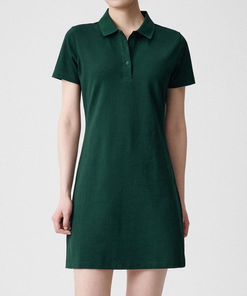 Musinsa Standard Woman [Cooltandard] Women'S Pique Polo Dress [Green]