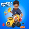Mega Bloks CAT Cement Mixer Truck (9 Pieces) for Ages 1 and Up (GFG11)