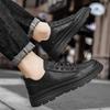 Men's casual shoes autumn new lace-up retro simple versatile soft sole breathable non-slip sports shoes