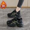 Summer mesh shoes women's breathable thin new platform dad shoes student mesh sneakers increase in height