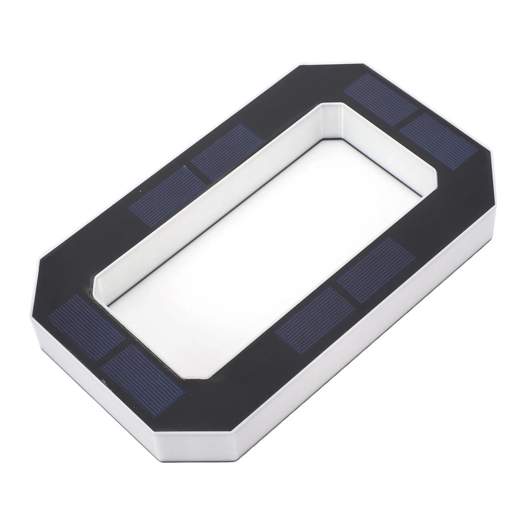 LED Solar Lighted House Number Outside Light Up Water Proof LED Modern Address Sign Backlit Illuminated Exterior Black