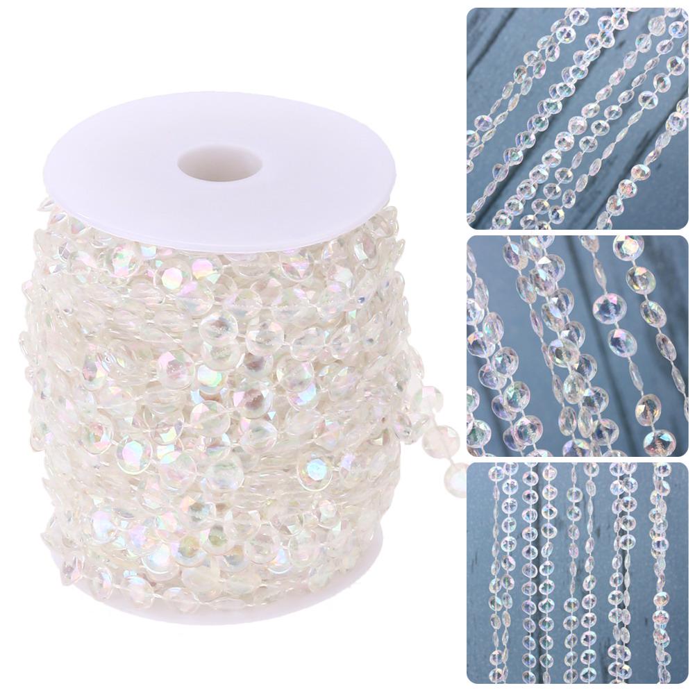 Crystal Glass Door String Creative Diamonds Chains Bead Curtain Elegant Exquisite Fashion Portable Shiny Wedding DIY Party Decor