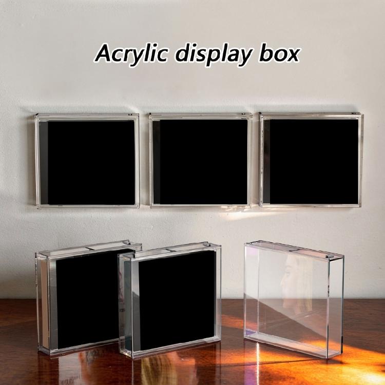 Modern Wall Mount CDs Display Case For Double Triple Disc Jewel Case Acrylic Holder Easy Installation For Indoor