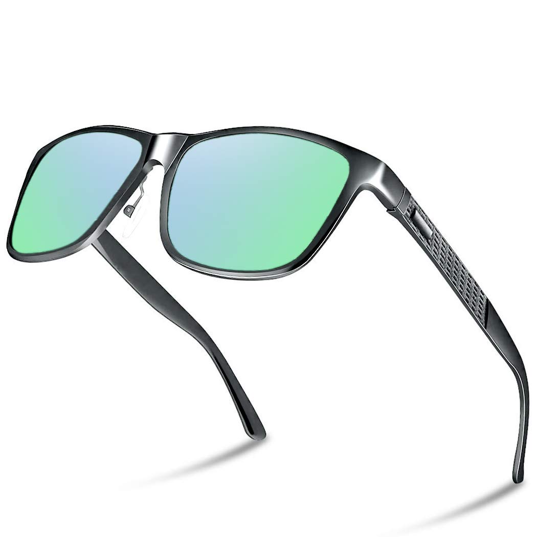 

Glazata Polarized UV400 Metal Sports Sunglasses for and Green Sunglasses, Protection, Frame, Driving, Baseball, Cycling, Fishing, Running, Golf, зелений