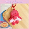 Octopus Hand Grabbed Pancake Plush Keychain With Pull Out Mini And Novelty Style For Bag And Key Accessory