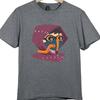 Hooded Cyberpunk T Shirt Neon Mask Futuristic Hacker Techwear Tee
