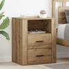 Nightstand Artisan Oak 35 X 50 X 60 Cm Engineered Wood