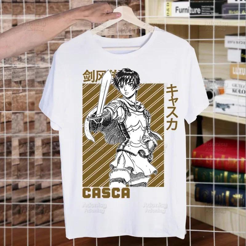 

Berserk Vintage Manga T Shirt Men New Casual Short Sleeve Guts Griffith Cool Manga Tshirt Homme Manga Unisex T-shirt Tees S