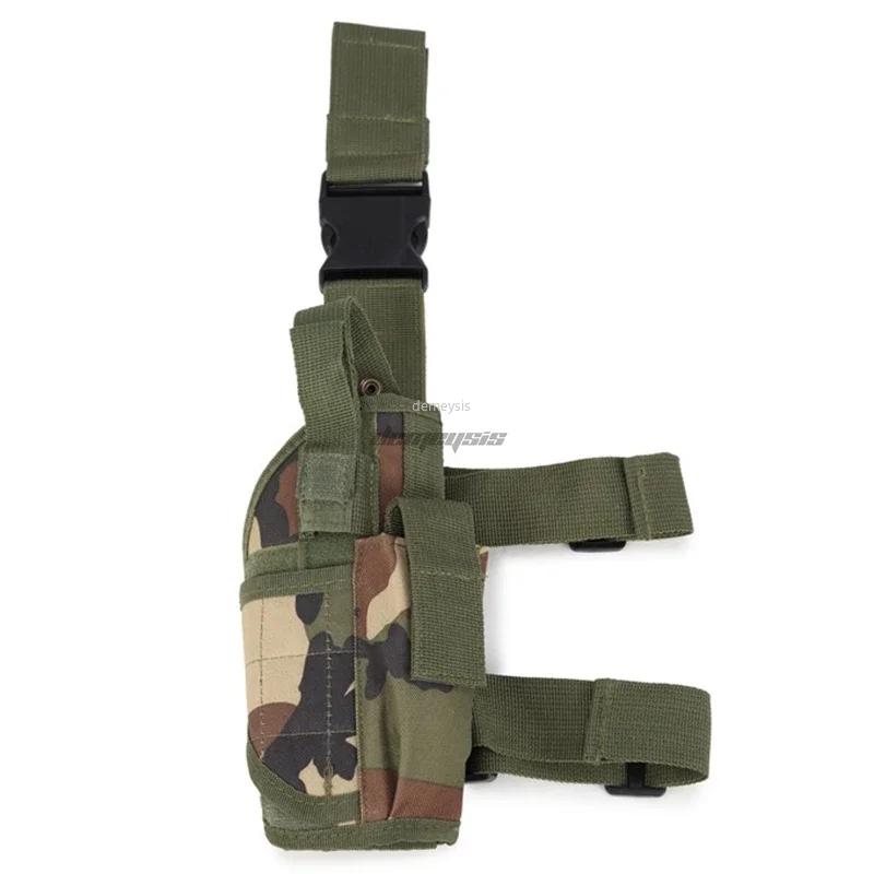 Universal Drop Leg Gun Holster Right Handed Tactical Thigh Pistol Bag Pouch Legs Harness for All Handguns