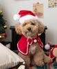 Lyubeullyusyab Christmas Pet Balaclava Hat Cape Set 2 Types 3 Sizes