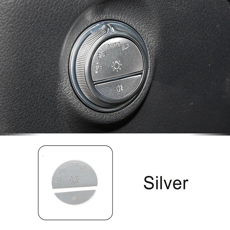 Car Accessories Console Headlight Lamp Adjust Switch Cover Trim For Mercedes Benz C Class W206   Interior Sticker Decals