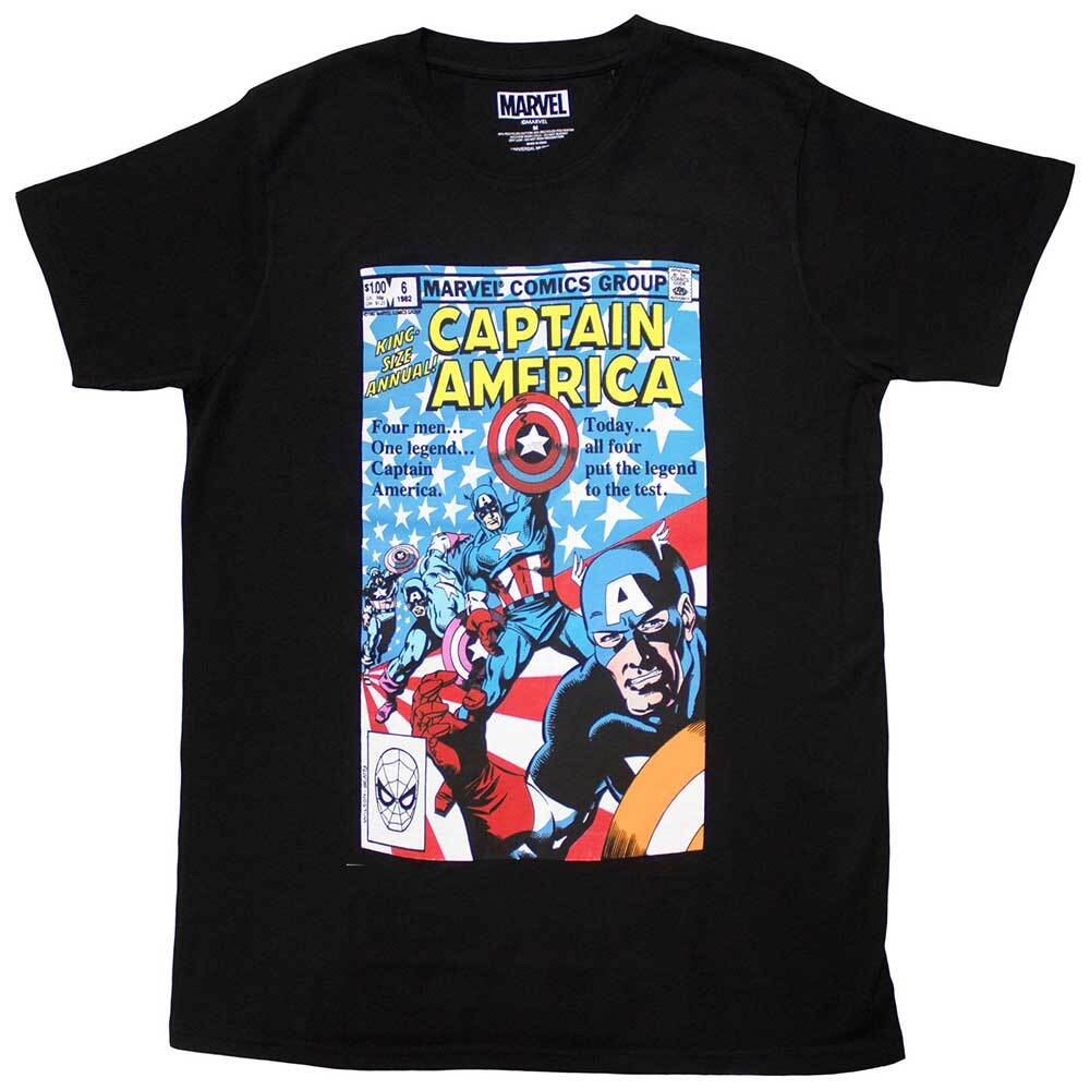 Comics Unisex Tshirt Unisexy Captain Americas Comic Cover (Xlarge) S