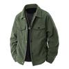 Spring and Autumn Men's Corduroy Lapel Jacket Men's American Retro Brand Loose and Handsome Multi-pocket Cargo Jacket