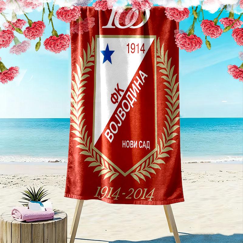Vojvodina Roots Print Beach Towel, Large Soft Quick Dry Towel for Beach Camping Swimming