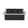 Pop-up UK Standard Desktop Multimedia Power & USB Socket for Conference Tables