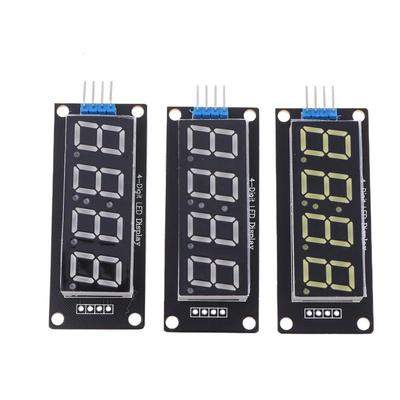 For Arduino TM1637 0.56 Inch 4 Bit LED Digital Tube Display 7 Segments Display Module LED Electronic Clock Display Module Board