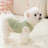 Cute Lamb Imitation Mink Patch Vest Dog Clothes Two Feet Autumn and Winter Thickened Cat Warm Pet Dog Clothing