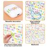 10Sheets Alphabet Stickers Adhesive Number Mailbox Numbers Labels DIY Crafts Art Making Decals for Sign Notebook Classroom Decor