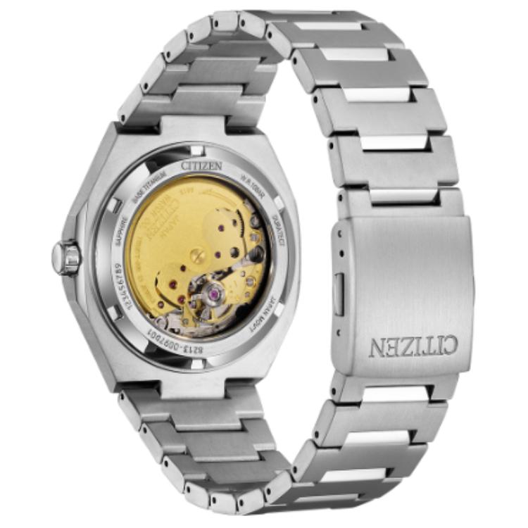 Citizen Mechanical Wrist Watch Collection 100m Water Resistant Automatic Mechanical Movement Titanium Strap NJ0180-80M