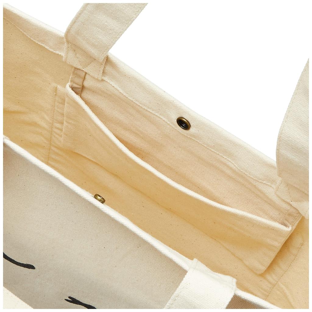 Tote bag Miffy HAP6009 Back pocket type B106 Face Oyasumi [Hapitas]