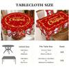 Christmas Tablecloth Christmas Decorations for Home 2026 Xmas Gifts Navidad New Year Winter Holiday Kitchen Dining Table Cover