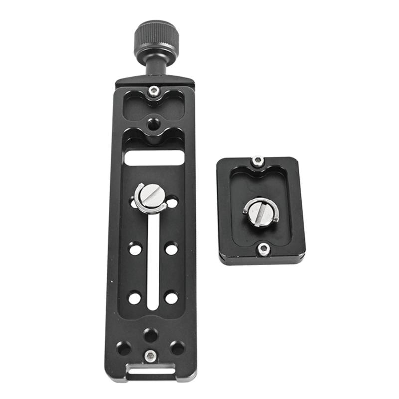 NNR150/NNR150S Camera Clamp Lens Quick Release Long Plate Clamp Mount Clip with Built-in High Contrast Bubble Level