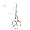 Stainless Steel Beard Clipper Beard Scissors Nose Hair Scissors Makeup Scissors Household Hair Embroidery Hair Clippers