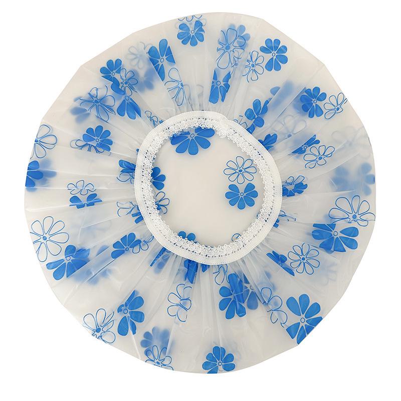 Reusable Waterproof Elastic Shower Cap for Women - Spa & Salon Hair Protection