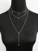 Chic Meerdere Lagen Lange Metalen Kwastjes Ketting Ketting