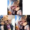 Hello Kitty U Shaped Neck Pillow Cap With Warmth For Travel And Sleep