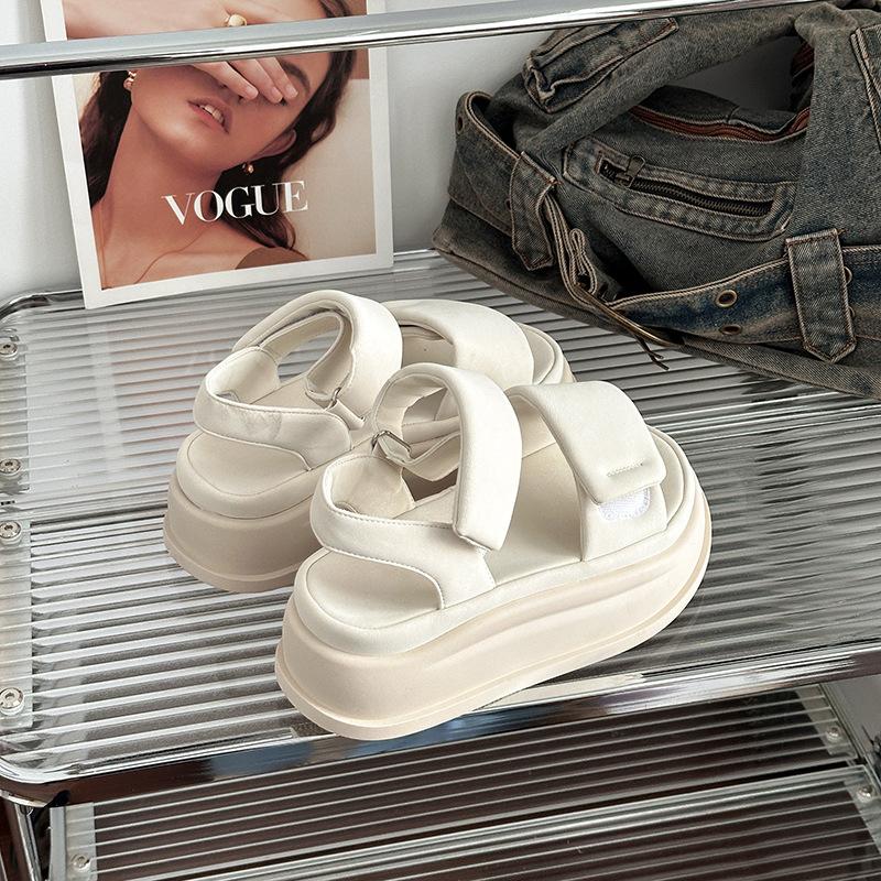 

Summer new platform sports sandals women s outer wear casual women s shoes Velcro versatile beach shoes trendy shoes 40